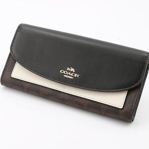 Coach Slim Envelope Colorblock Wallet